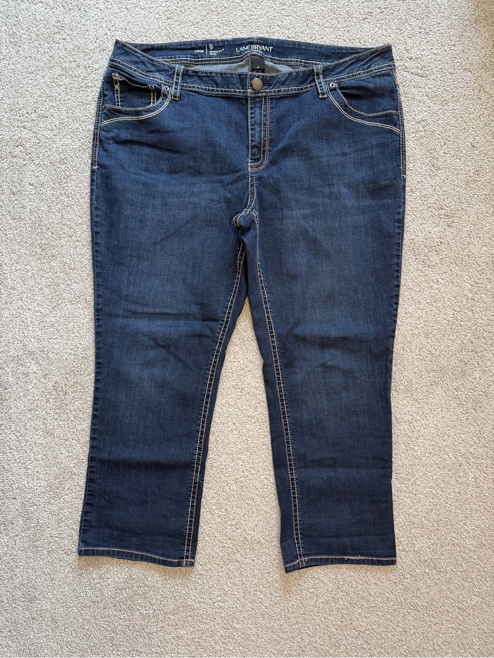 Lane Bryant Genius Fit Crop Denim Jeans
